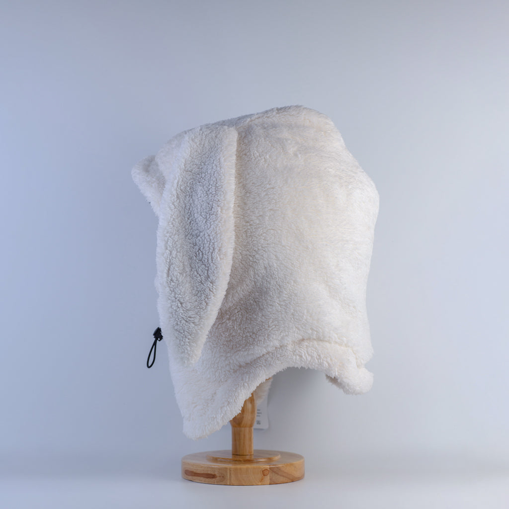 Plushy Warmy Bunny Style Helmet Hood