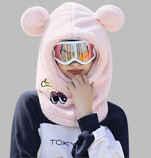 Cozy Bear Helmet Hood