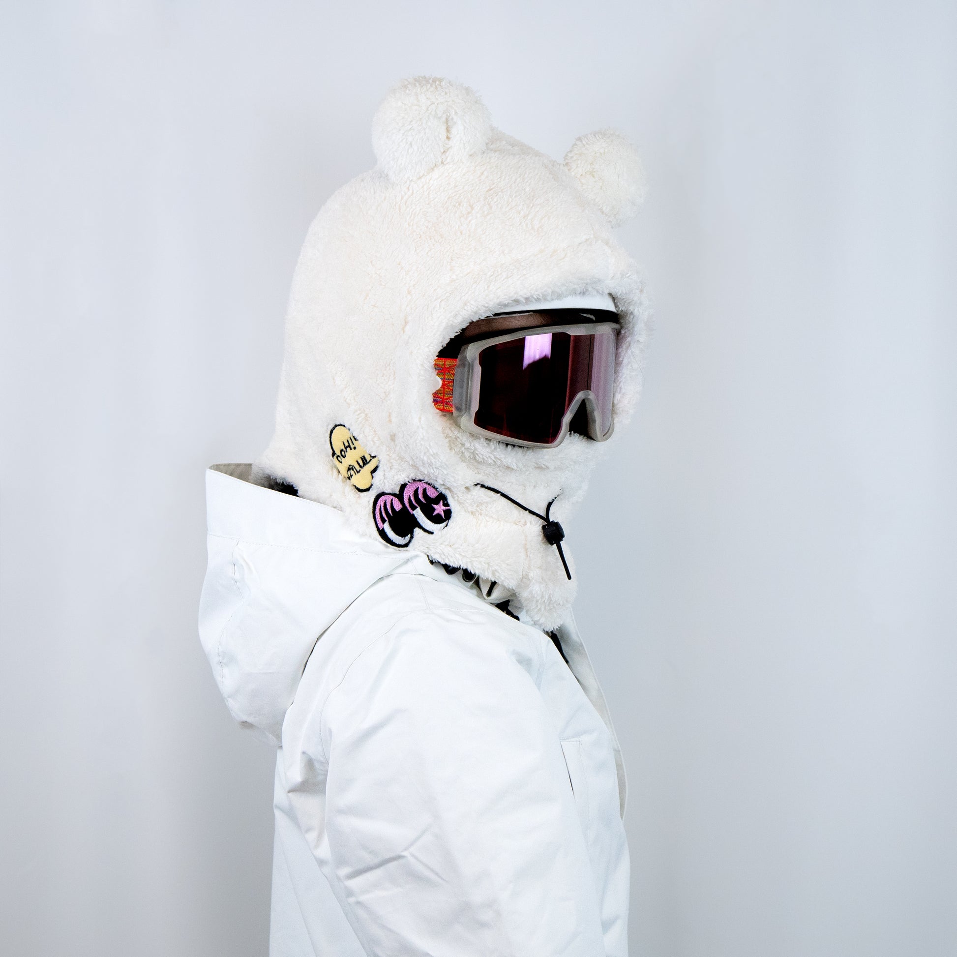 best snowboard helmet hood Plushy Warmy Bear Style Snowboard & Ski Helmet Hood