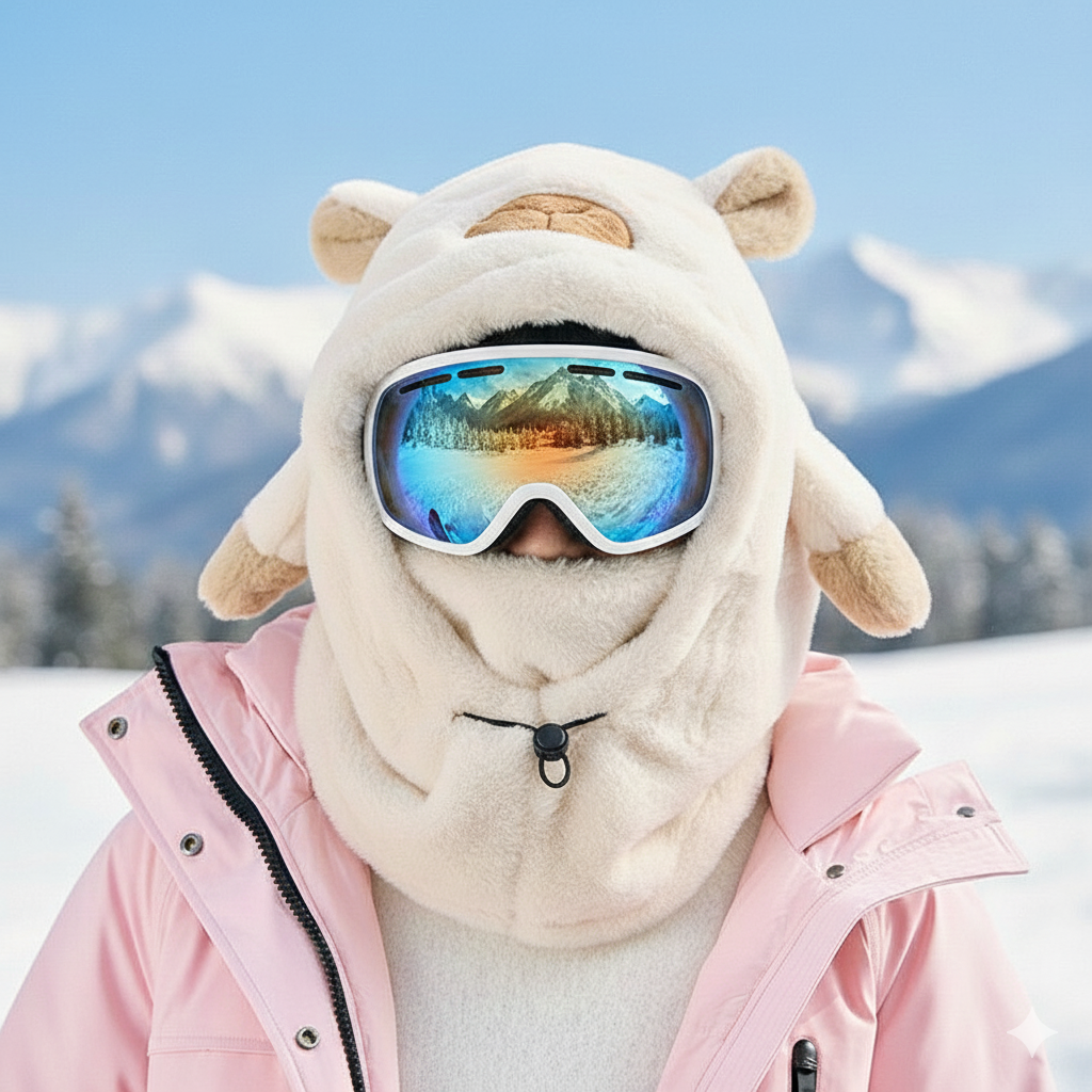 NEW Plushy Warmy Kapibala Helmet Hood